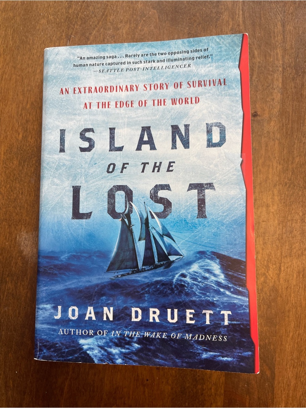 Island of the Lost by Joan Druett - Blue Cover Paperback